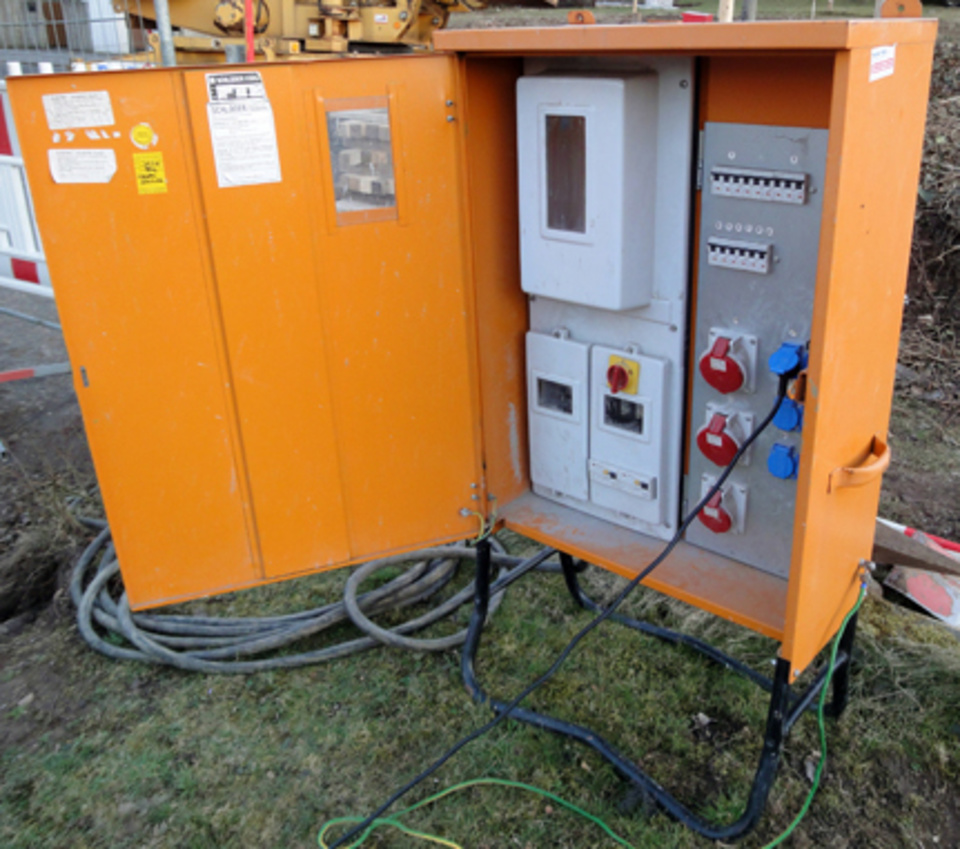 Baustromkasten bei Elektro Hess in Oberdischingen